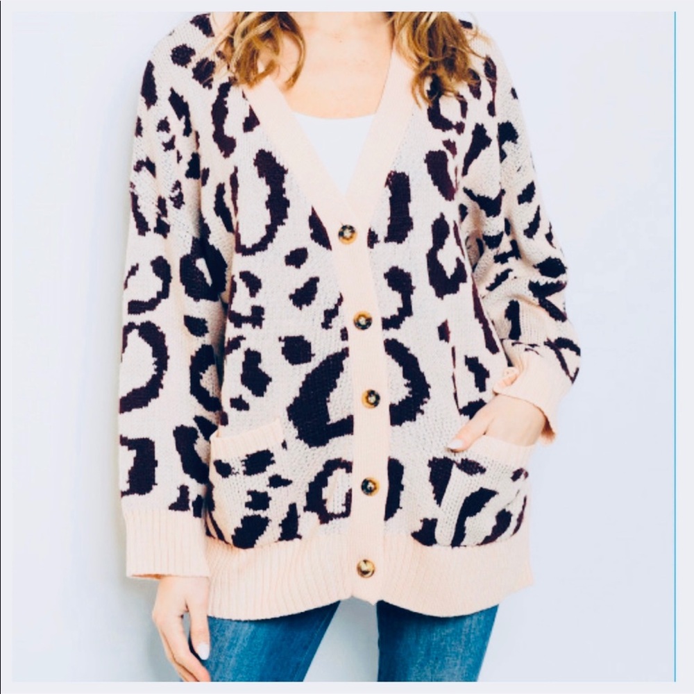 ✨LAST ✨Leopard side pocket cardigan - Picture 3 of 4